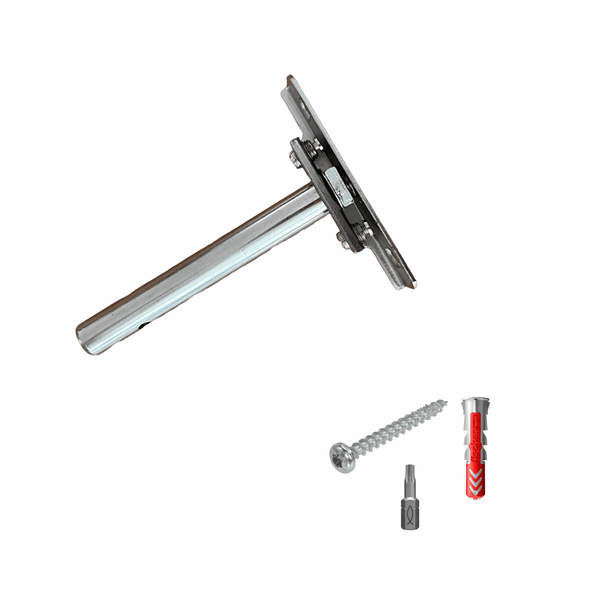 Supporto per mensola invisibile - Supporto a T - 100 mm