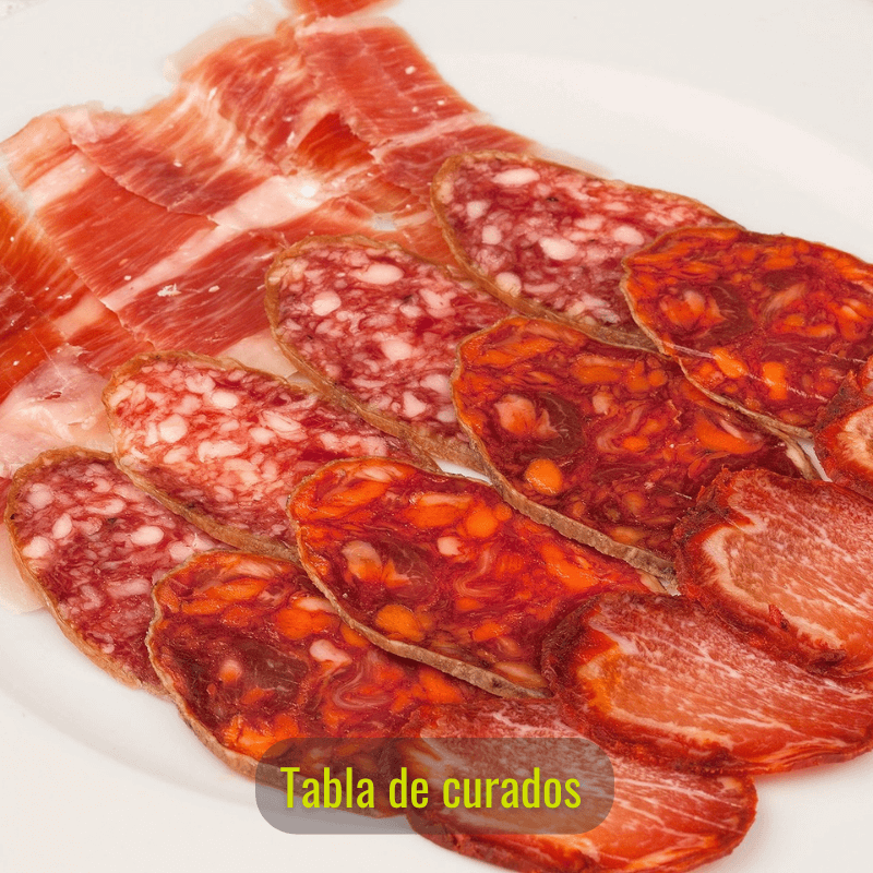 2 Trays of Abrasador Cured Meats (4 slices of ham, 4 loin, 4 chorizo, and 4 salchichón/tray)