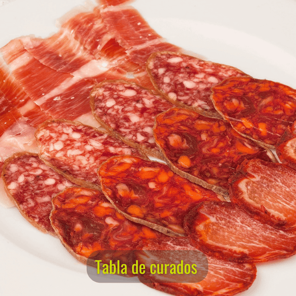 2 Bandejas de Embutidos Curados Abrasador (4 rebanadas de jamón, 4 de lomo, 4 de chorizo y 4 de salchichón/bandeja)