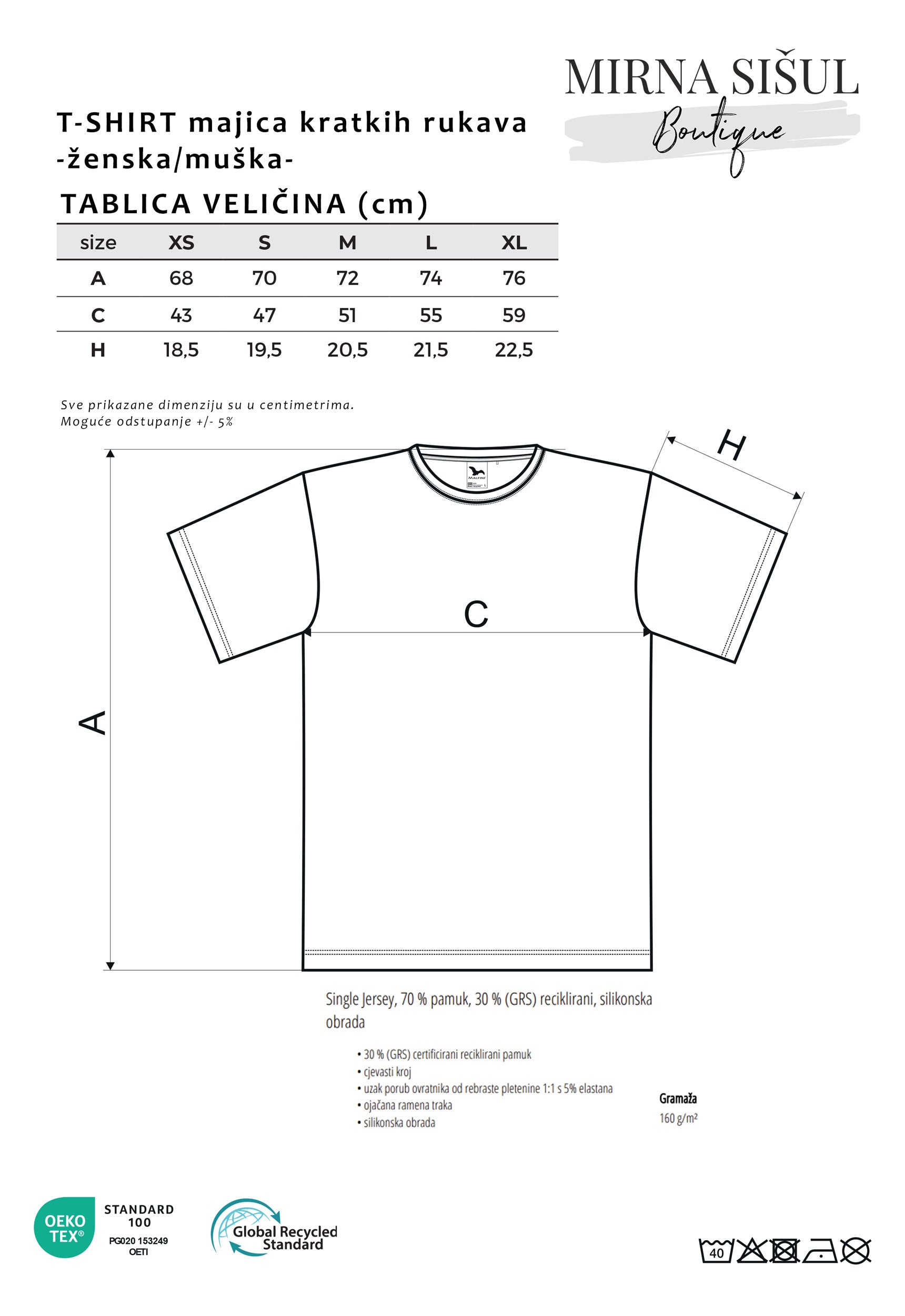 T-SHIRT short sleeve shirt - male/female 'Love'