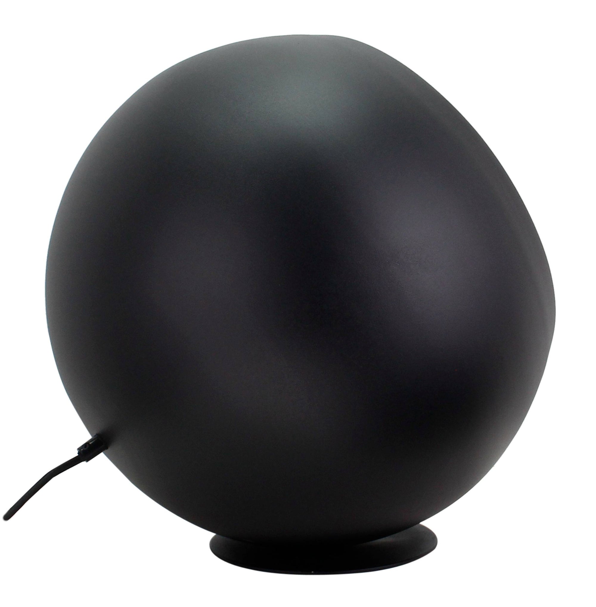 Moderne Chericoni Occhio vloerlamp, Ø40 cm, zwart, met E27 fitting, een decoratieve lichtbron voor diverse interieurs.