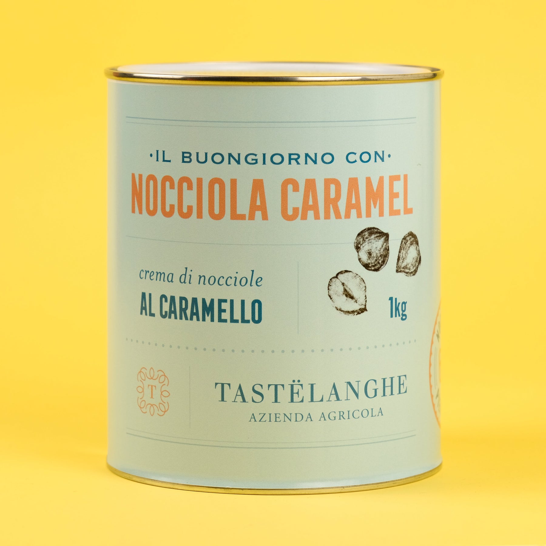 1 latta di Crema di Nocciole Piemonte IGP delle Langhe (1Kg) - Tastëlanghe Azienda Agricola