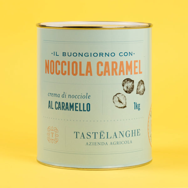 1 latta di Crema di Nocciole Piemonte IGP delle Langhe (1Kg) - Tastëlanghe Azienda Agricola