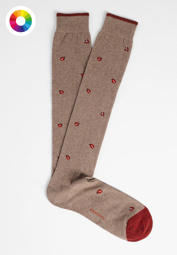 Long Ladybug Socks