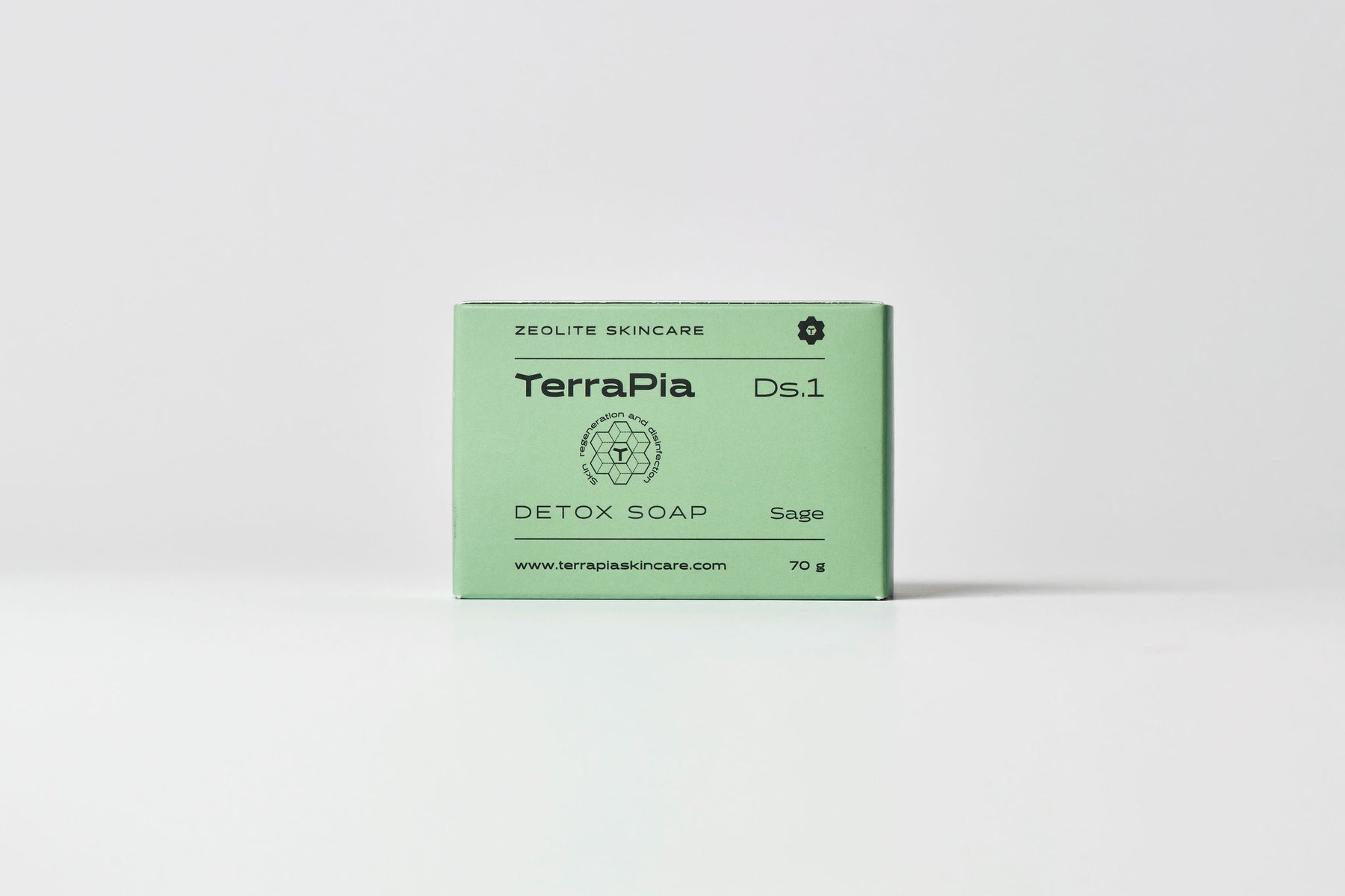 Detox soap with zeolite and sage