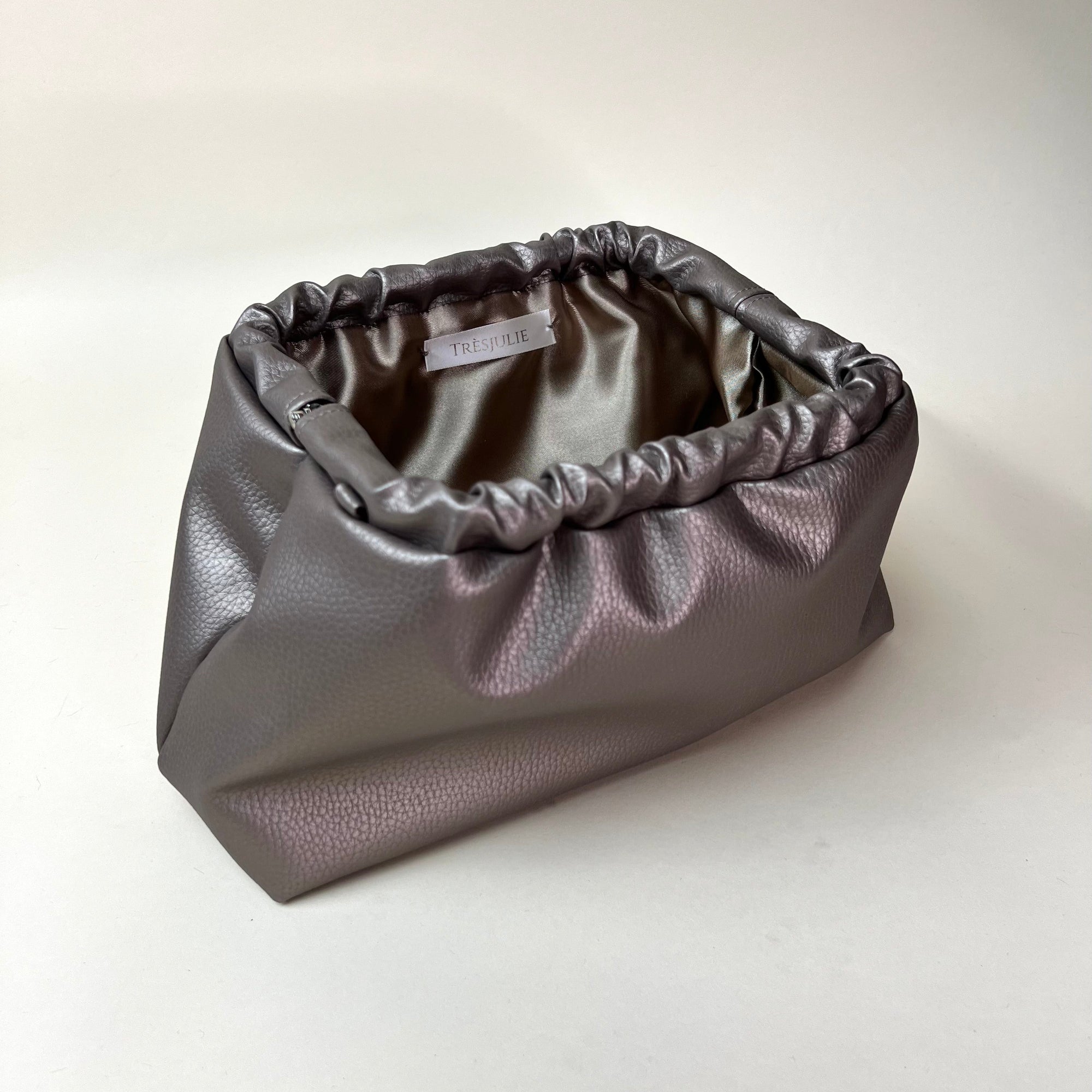 Hammered Eco-Leather Pouch