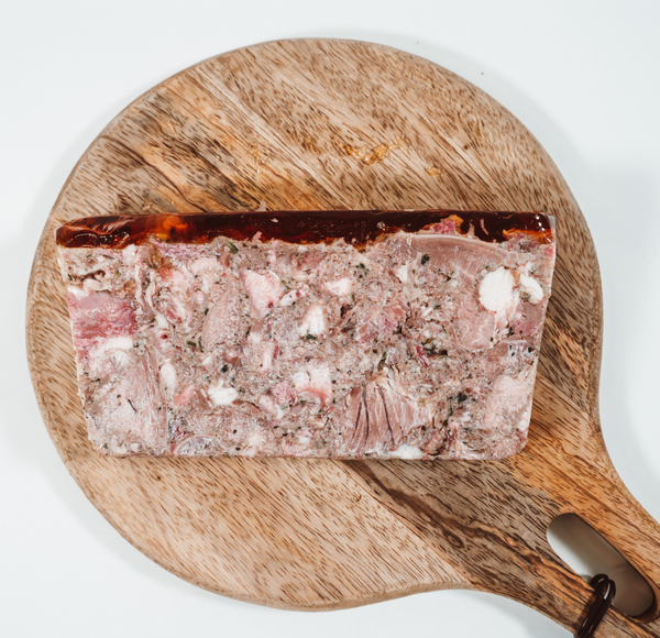 Vacuum-packed parsley head slice