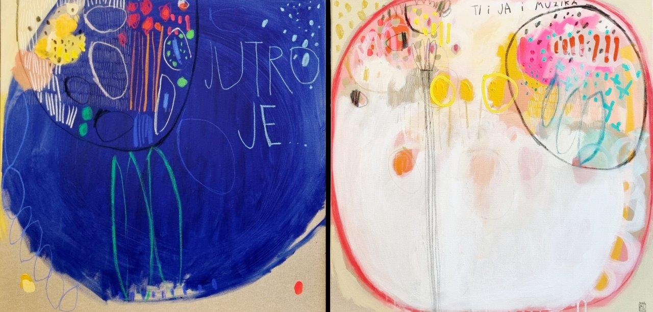 You and I and Music... (diptych) 80x160