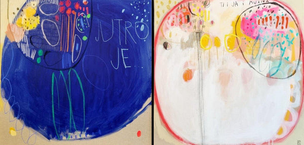 You and I and Music... (diptych) 80x160