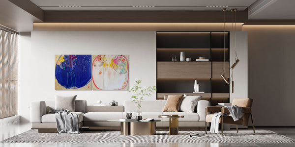 You and I and Music... (diptych) 80x160