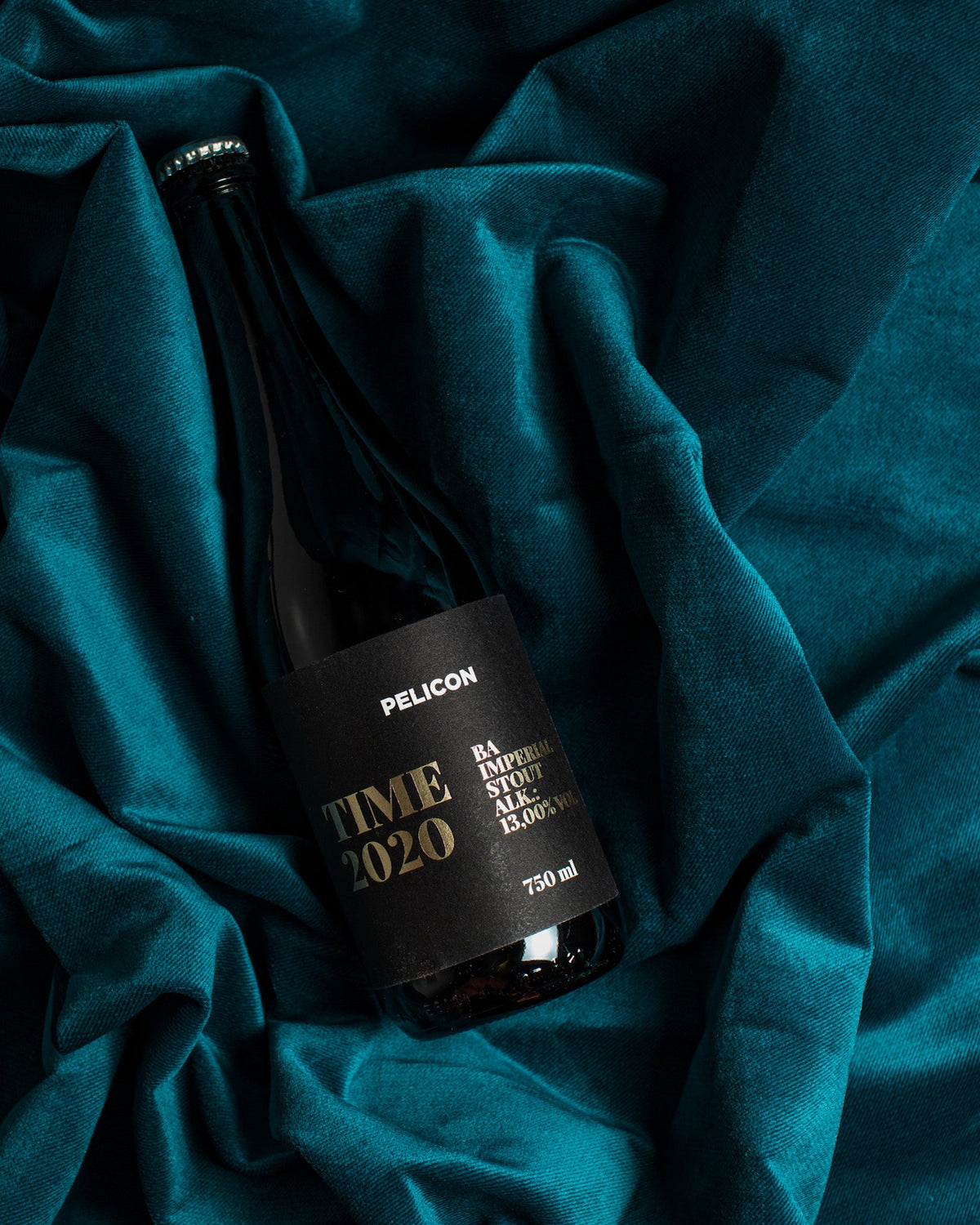 Time 2020 – imperial stout in bourbon barrels – 13 %, 750 ml