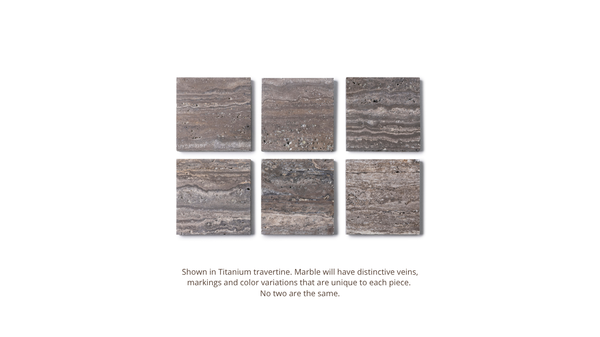 Bublé Držák na svíčky Ø10.5x10cm Titanový travertin