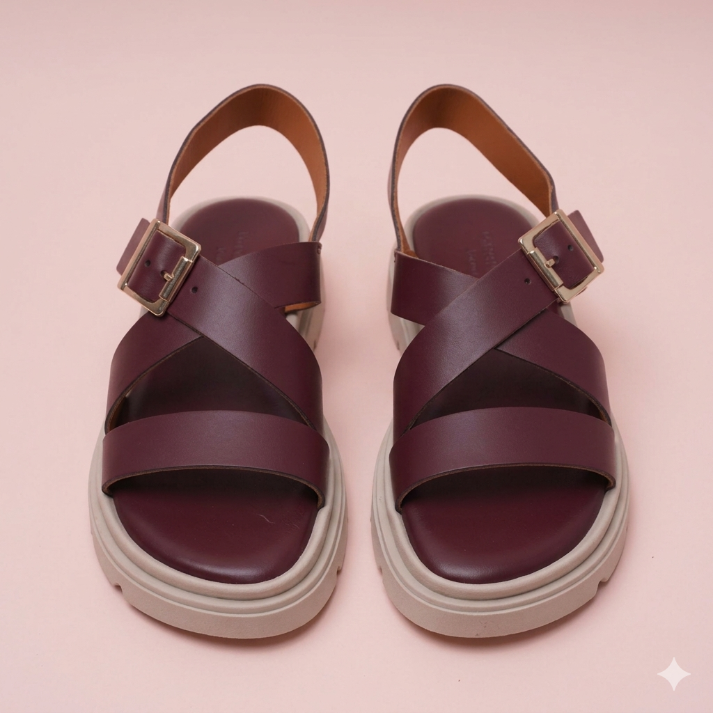 Tiziana Bordeaux Sandal
