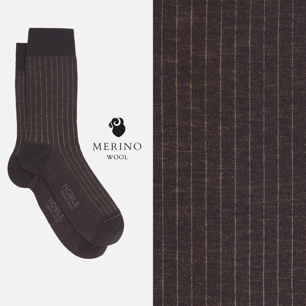 Toscaanse Heuvels - Doos van 6 Korte Merino Wol Sokken - Effen Kleur & Micro Rib