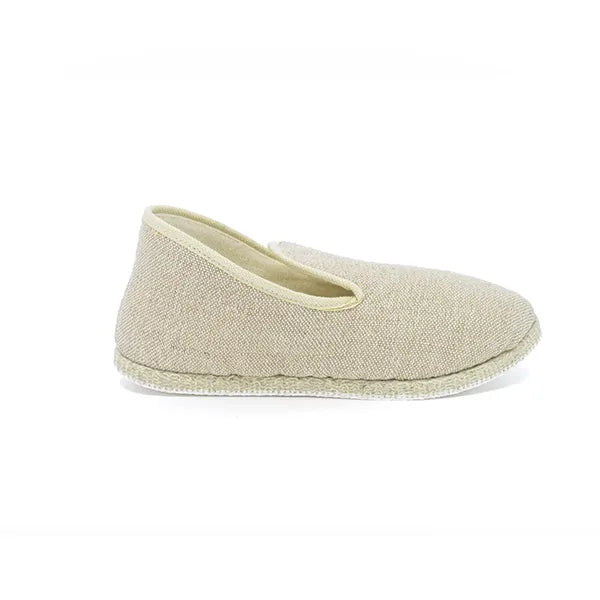 chausson toile coloris naturel