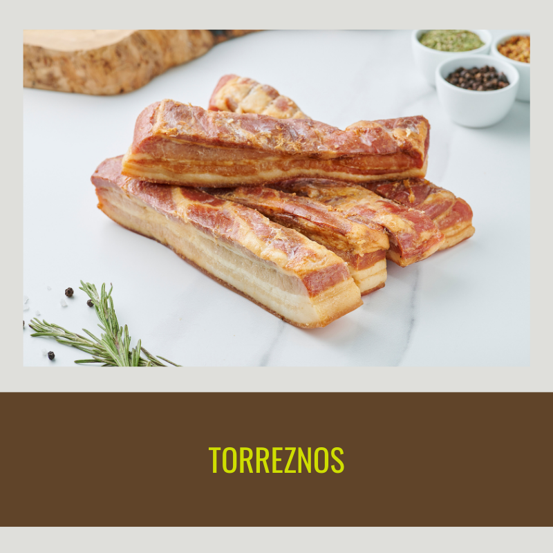 800 g of Low Temperature Roasted Torreznos