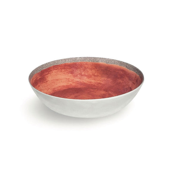Touch-MeL Ciotola bassa Terrae Rosso Ø 23 cm