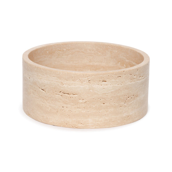 Travertine fruitschaal marmer
