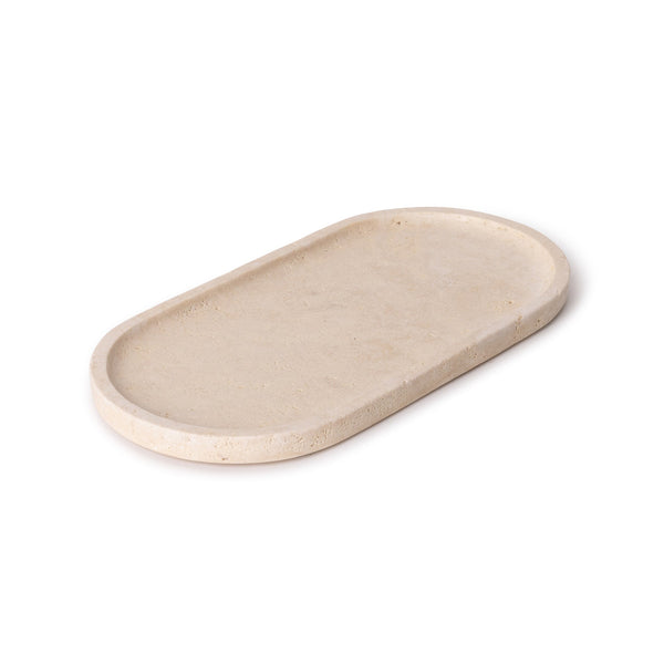 Travertine tray ovaal 30x15cm