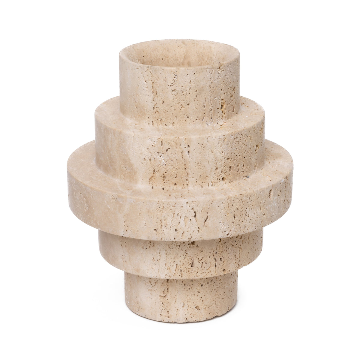 Travertine Agano Vase M