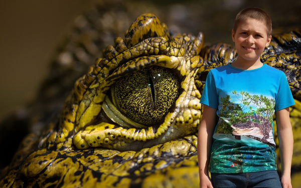 Boys' T-shirt Crocodile IKAB
