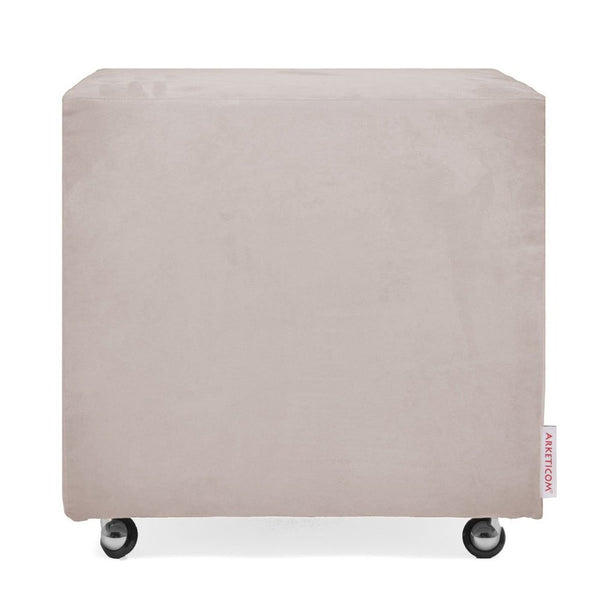 UILLS 42 | Pouf Poggiapiedi con Ruote in Microfibra (4564037828666)