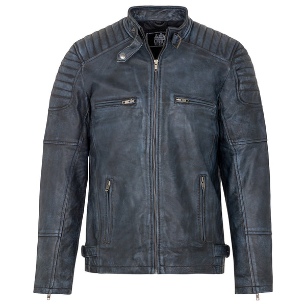 Veste en cuir pour homme Ralf en denim