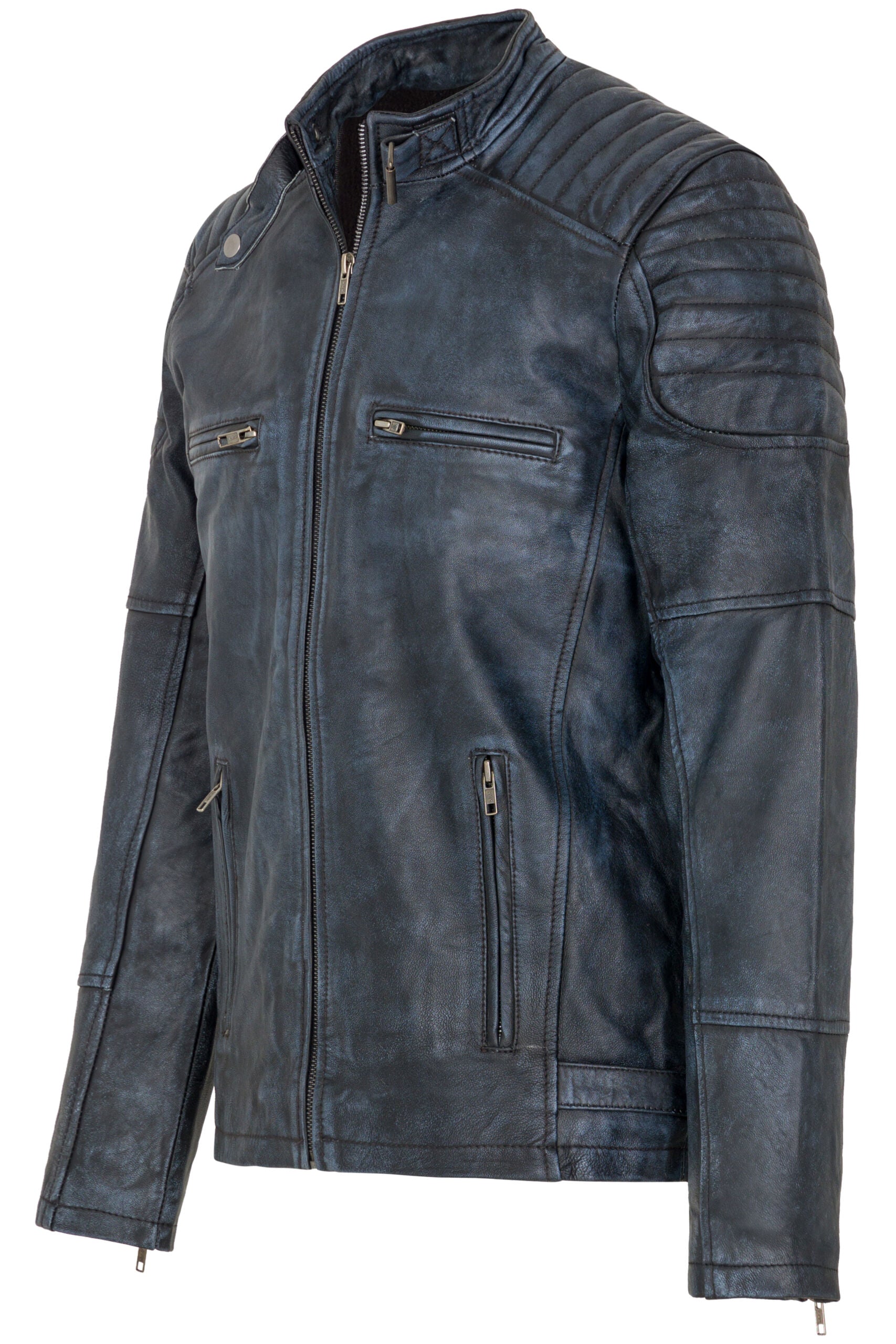 Veste en cuir pour homme Ralf en denim