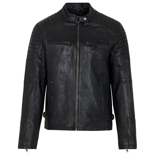 Ralph leather men's jacket black