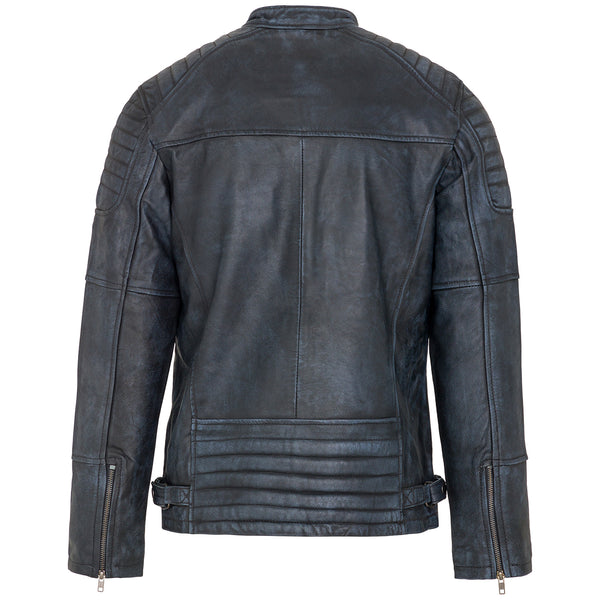Veste en cuir pour homme Ralf en denim