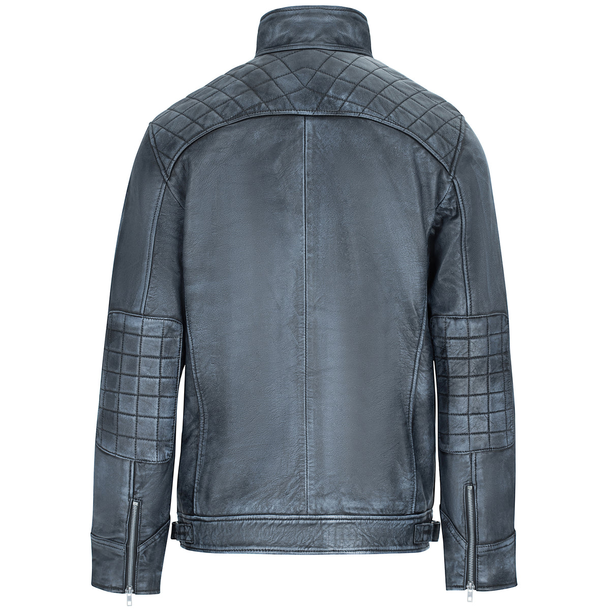 Jaqueta de couro masculina Skimo em denim