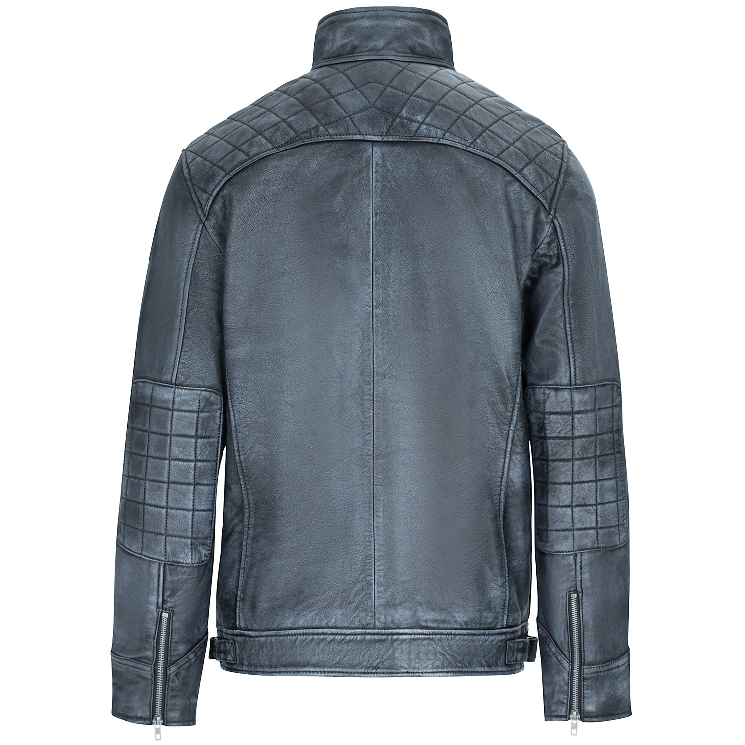 Jaqueta de couro masculina Skimo em denim