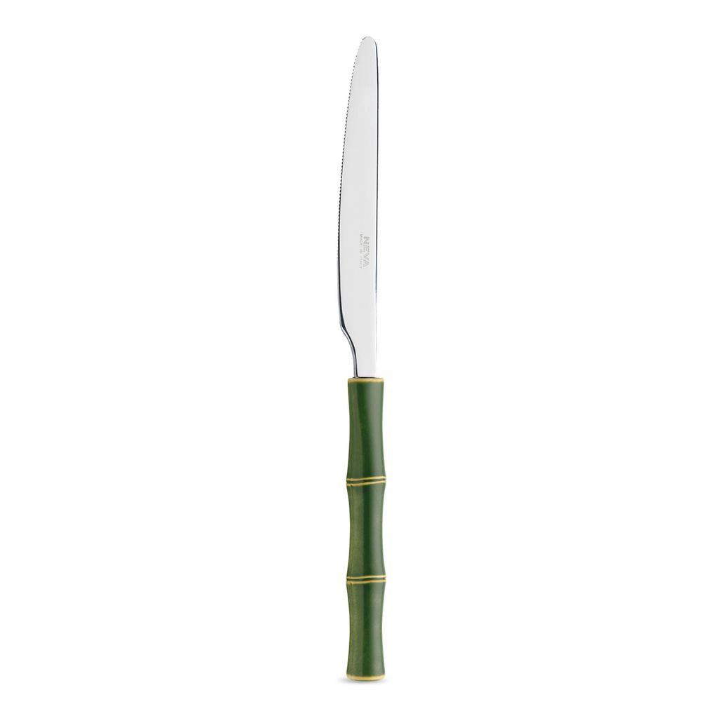 4 Table Knives - Green Bamboo LD14407C