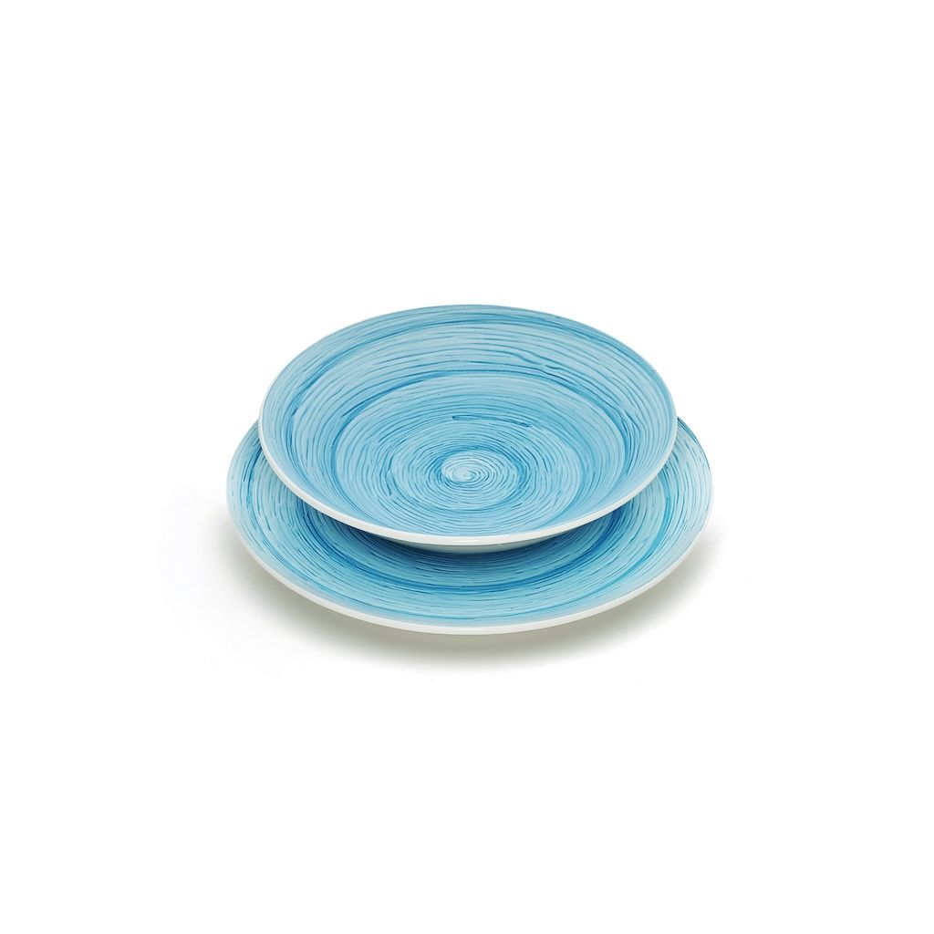 PIATTO FONDO - TURQUOISE - MEMENTO TABLE VERTIGO