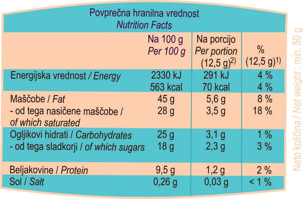 Bio presna čokolada - vanilija z inkovskimi jagodami 50g