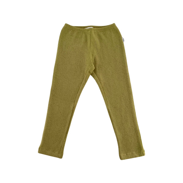 WARM COTTON LEGGINGS LIME GREEN