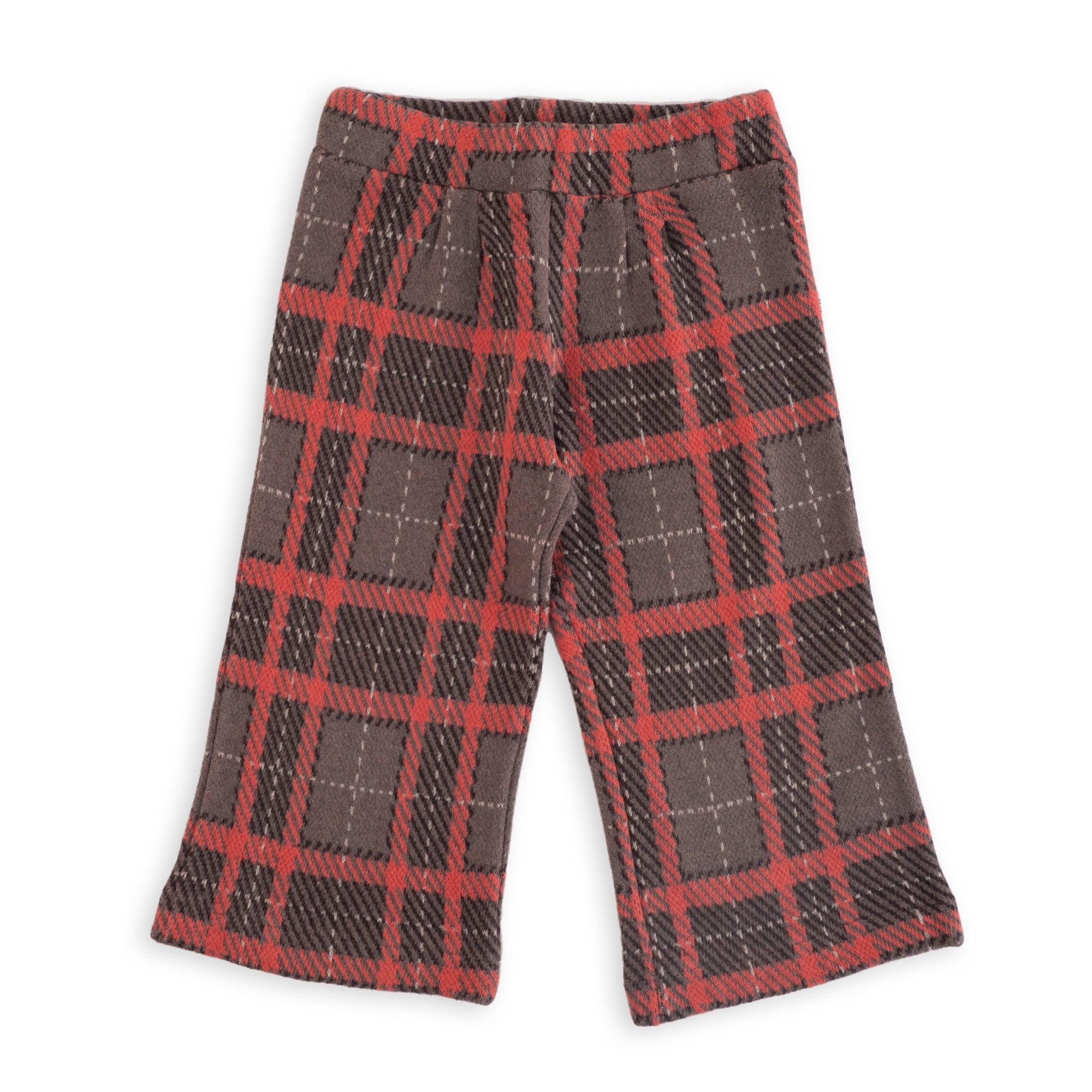 PANTALONE A QUADRI FRAGOLA