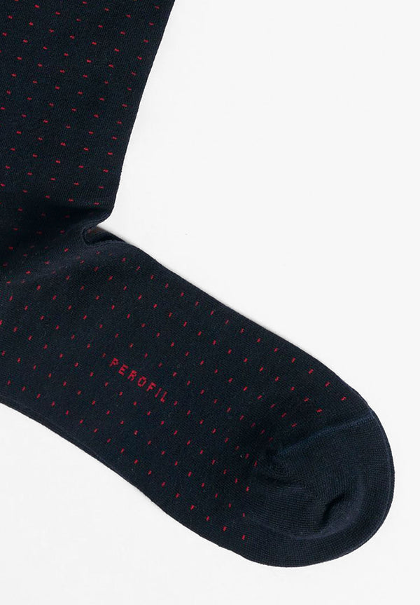 Blue Pinstripe Sock