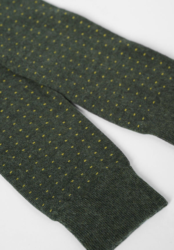 Green Pinstripe Sock