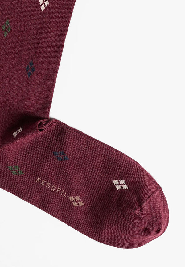 Dlouhá argyle ponožka