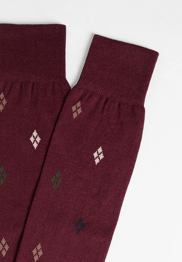 Dlouhá argyle ponožka
