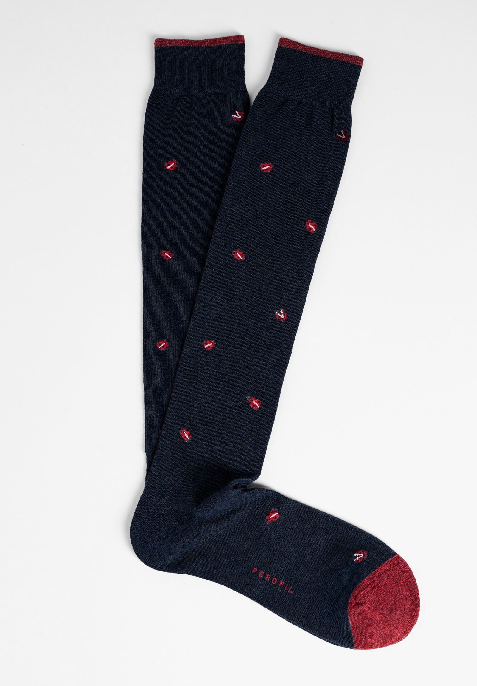 Long Ladybug Socks