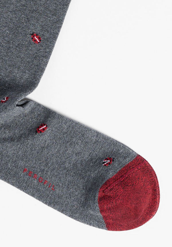Long Ladybug Socks