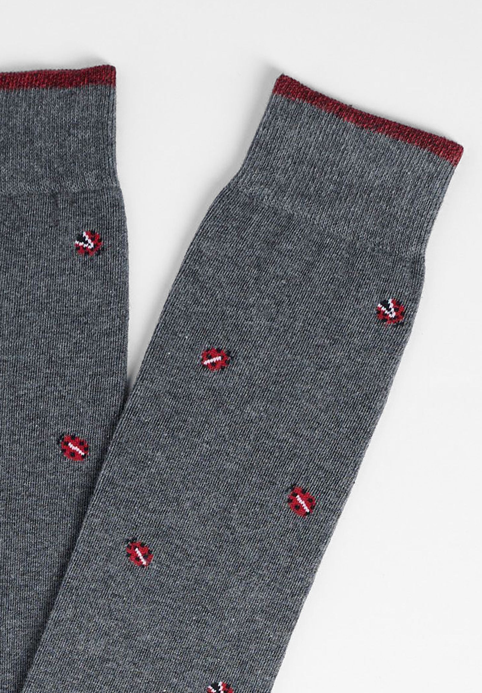 Long Ladybug Socks