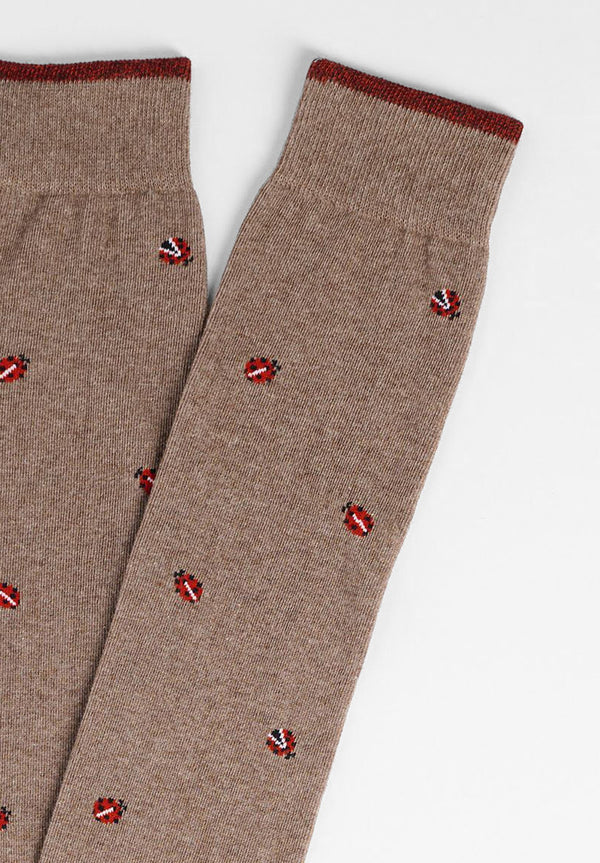 Long Ladybug Socks