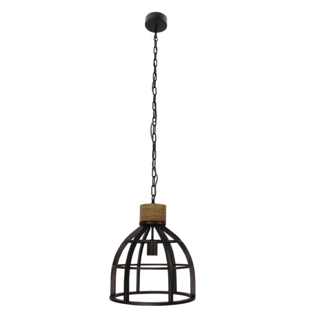 Lampada a sospensione Various Frame – 1-bulbo – Ø34 cm – Nera – Design Moderno e Industriale – E27