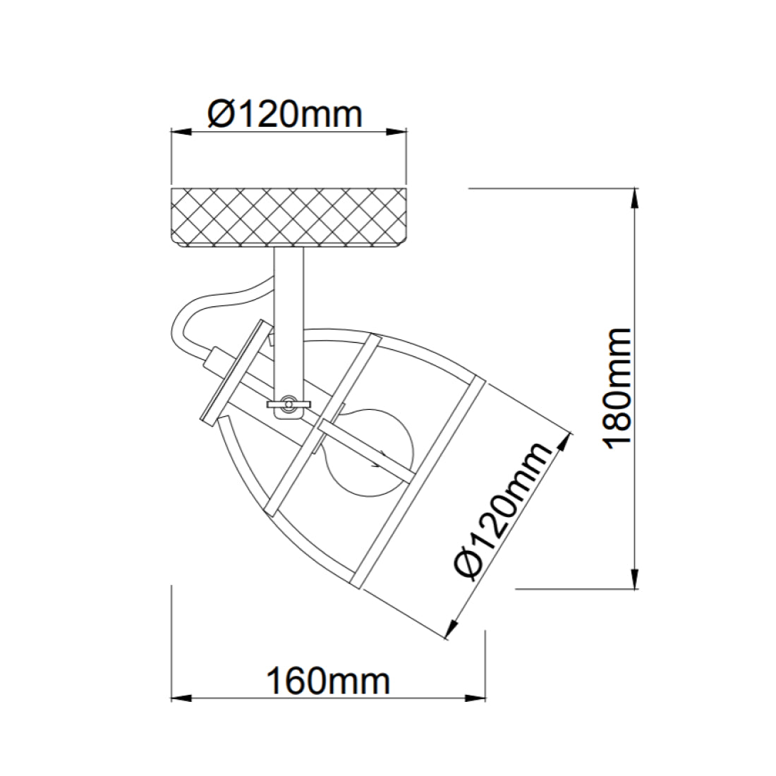 Akzentbeleuchtung aus Metall und Holz – Various Frame