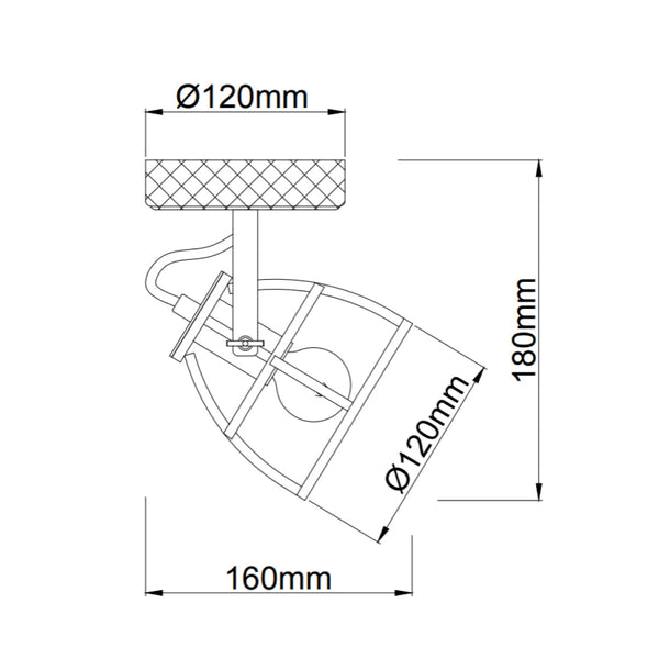 Akzentbeleuchtung aus Metall und Holz – Various Frame