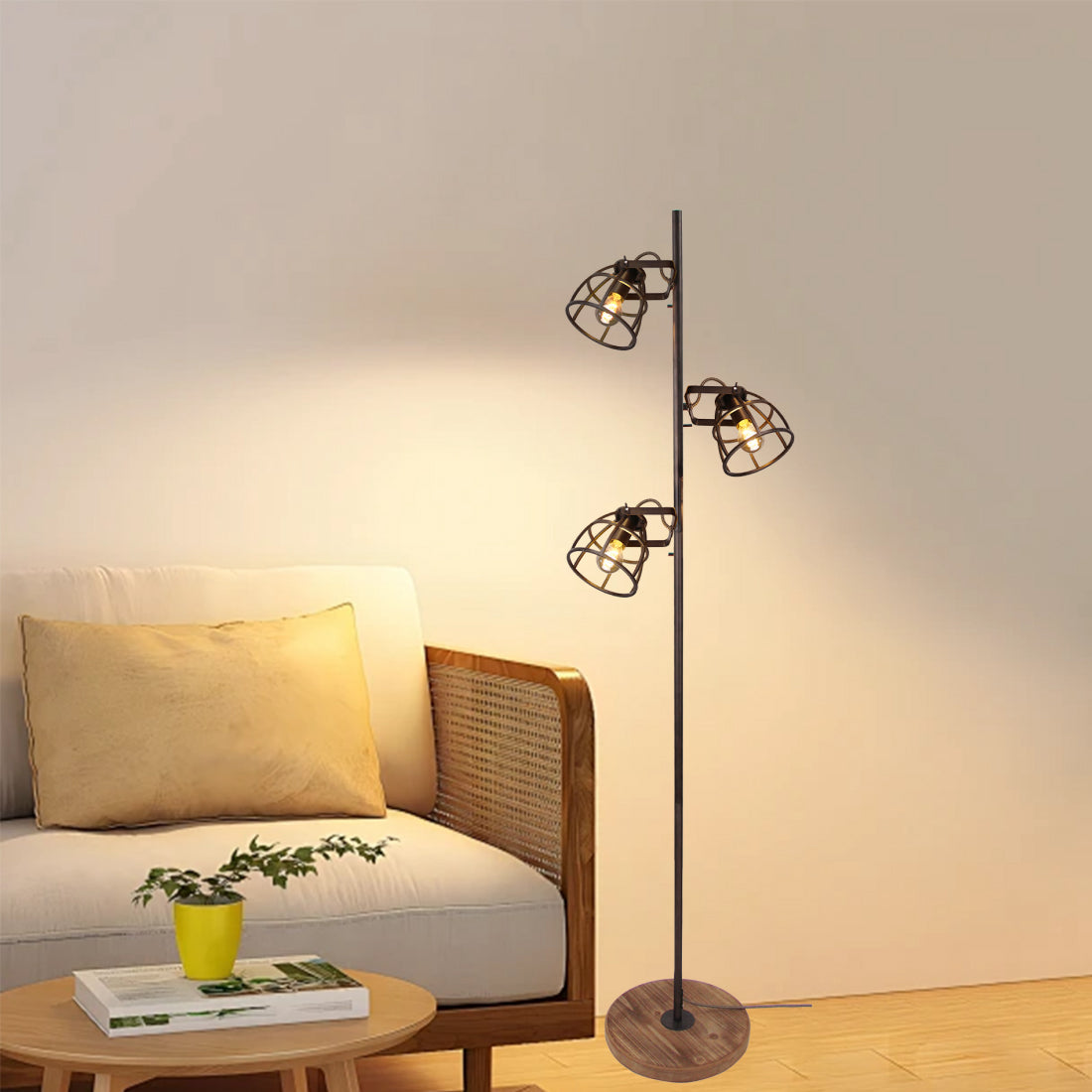 Moderne Stehlampe Höhe 153 cm – Industrial Style