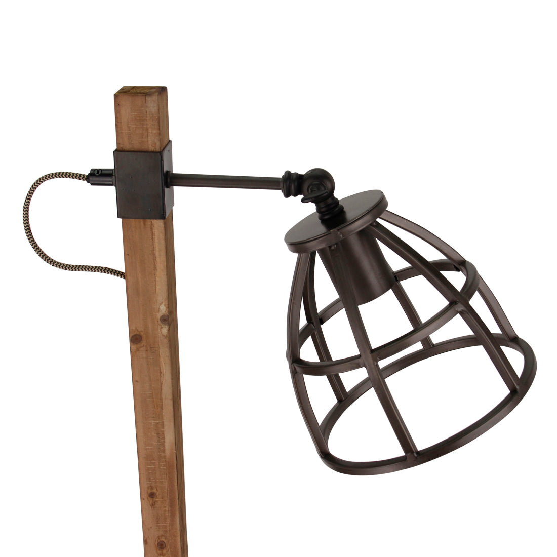 Minimalistische Tischlampe Ø18 cm mit E27-Fassung